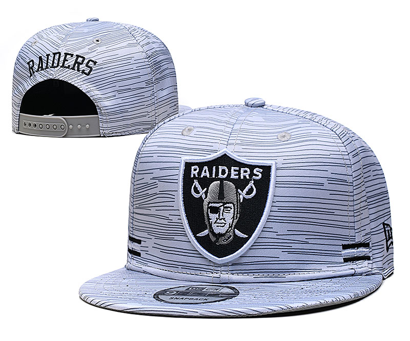 2021 NFL Oakland Raiders Hat TX604->->Sports Caps